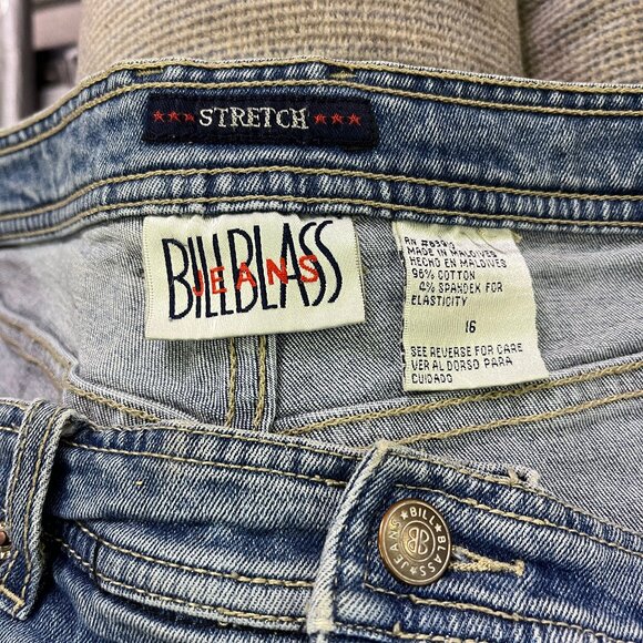 Bill Blass Stretch Jeans Size 16 - Picture 5 of 5